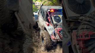 Jeep Wrangler Off Roading  Muddy Gully Run At 4wd Competition wheeling offroading [upl. by Laband]