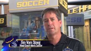 UCSB Mens Soccer Head Coach Tim Vom Steeg Previews 2014 Season [upl. by Chansoo913]