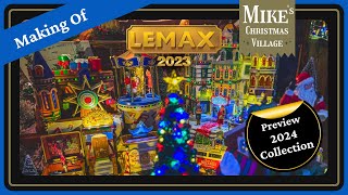 Lemax Christmas Village 2023  The Making Of Caddington Village [upl. by Addiego]