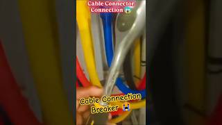 How to Install Cable Lax Connection 👷  Cable Connector Fitting shorts [upl. by Annawot]