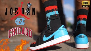 JORDAN1 LOW UNC TO CHICAGO LOW DETAILED REVIEW amp ON FEET W LACE SWAPS [upl. by Francisco615]