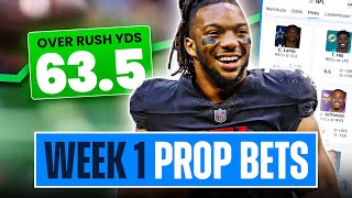 Top 15 NFL Week 1 Player Prop Bets Picks and Predictions 2024 [upl. by Nosro]