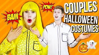 Easy amp Affordable Couples Halloween Costumes [upl. by Rodama]