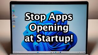 How to Stop Apps From Opening on Startup on Windows 11 or 10 PC [upl. by Athenian714]