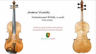 Antonio Vivaldi Violinkonzert amoll aus LEstro Armonico 1Satz Allegro [upl. by Adnilreb]