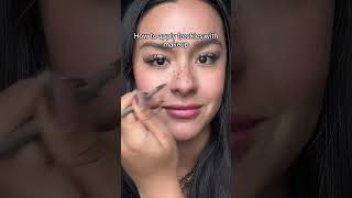 Easy freckle hack freckles makeuphacks IPSY [upl. by Neelhtac344]