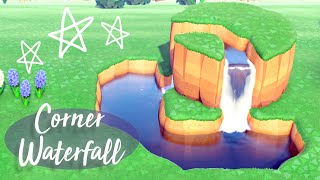 How to Make a Fairycore Waterfall amp Pond  Animal Crossing New Horizons [upl. by Ahsele]