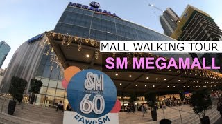 SM Megamall Walking Tour Philippines Part 1 [upl. by Ahseekan]