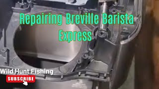 Fixing Breville Barista Express Tightening Group Head Receptacle to Prevent Seal Blowout [upl. by Ofilia]