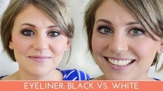 How to Choose Black Eyeliner vs White Eyeliner in the Waterline [upl. by Yorle]