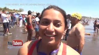 Paso del Hombre Cruz Roja 2016 playa el Majahual La Libertad El Salvador youtubero salvadoreño [upl. by Cramer]