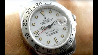 Rolex Explorer II Polar Tiffany Dial 16570 Vintage Rolex Watch Review [upl. by Sakhuja]