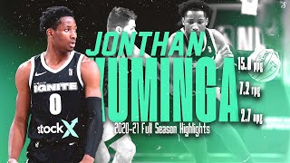 Jonathan Kuminga Ignite 202021 Full Season Highlights  158 PPG 72 RPG amp 27 APG Warriors [upl. by Riffle]