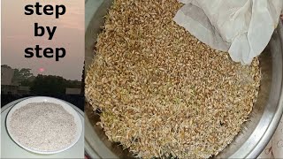 Angoori Atta Recipe  Sprouted Wheat Flour  SamnagSamnak Ka Atta Recipe  Cook With Nuzhat [upl. by Simona357]