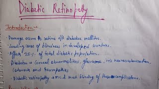 Diabetic Retinopathy Ophthalmology [upl. by Terrena]