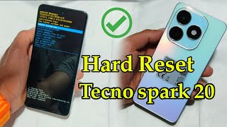 Hard Reset Tecno spark 20 [upl. by Hermosa]