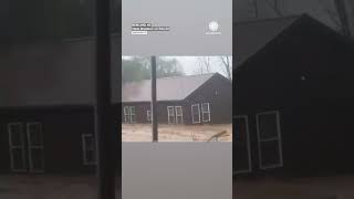 Man Record His Home Washing Away in NC Floods [upl. by Beyer]