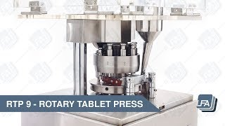 RTP 9 Rotary Tablet Press  LFA Tablet Presses [upl. by Armstrong]