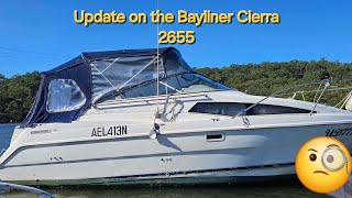 Bayliner Ciera 2655 Updates on the new boat [upl. by Sikleb]