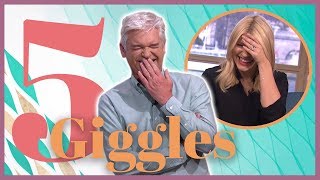 Top 5 Times Holly and Phillip Got the Giggles  This Morning [upl. by Anawk465]