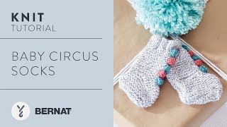 Knit Baby Circus Socks [upl. by Ellennahs]