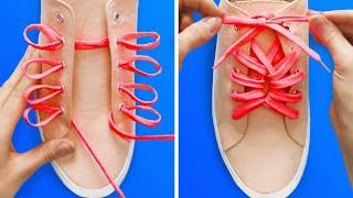 15 CREATIVE WAYS TO TIE YOUR SHOES [upl. by Oinota]