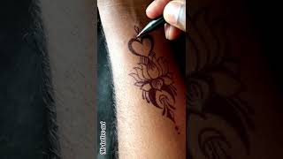 New lotus 🪷 and S letter tattoo design viral tattoo [upl. by Carrington]