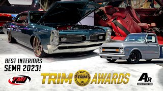 TMI Trim Awards SEMA Show 2023s Best Car and Truck Interiors [upl. by Shirl335]