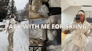 PACK WITH ME FOR MY SKI TRIP  HOW I PLAN AND PACK MORE EFFICIENTLY [upl. by Salb]