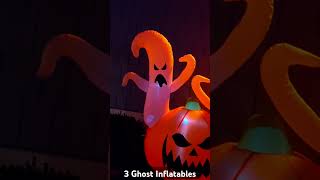 3 Ghost Halloween Inflatables halloweeninflatables ghost boo inflatable halloween spooky [upl. by Alletniuq124]