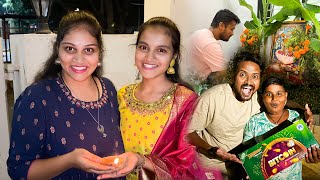 Happy Deepavali  Laxmi Pooja Vlog  Nitin Ammu Vlog [upl. by Eniamsaj58]