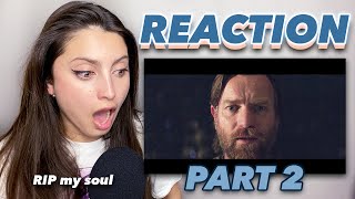 OBIWAN KENOBI PART 2 REACTION  i have ceased to exist [upl. by Maisey]