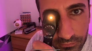 ASMR Eye Health Checks with 4 Ophthalmoscopes roleplay [upl. by Llerod]