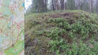 14 06 24 УТС на ККП headcam orienteering дистанция В Ярослав [upl. by Enelec]