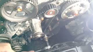 Mitsubishi 4d56 how to change cam shaft oilseal without removing the timing belt [upl. by Nosnar]