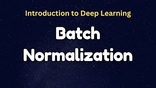 Batch Normalization شرح [upl. by Krause]