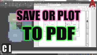 AutoCAD How to Save or Print As PDF  Quickly amp Easily  2 Minute Tuesday [upl. by Herm683]