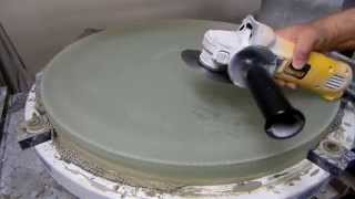 Grinding a 25Inch F3 Telescope Mirror Thinning and Flattening the Back [upl. by Aliban]