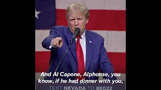 Trump Compares Himself To The Great Al Capone He Got Indicted Only Once [upl. by Azila239]