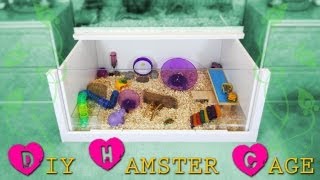 How to build a DIY hamster cage Instructions [upl. by Yarled]