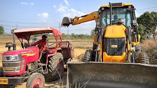 Jcb 3dx Eco Excellence Loading Mud In Mahindra Yuvo Tractor Trolley  Jcb And Tractor Video  Dozer [upl. by Roid]