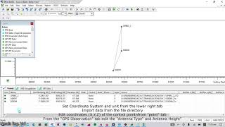 Topcon Tools Tutorial PostProcessing Static GPS RINEX Data [upl. by Ardnosal]