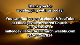 Milledgeville Brethren Church Sunday March 3 2024 [upl. by Tibbetts]