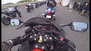 GSX1300Rハヤブサ 隼 スズキインプレ試乗動画（スズキファンRIDEフェスタ2018の試乗会）61 [upl. by Ashton]