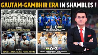 NZ से हार के सामने Team India बनाए कई शर्मनाक Record Fans ने कहा GautamGambhir Era in Shambles [upl. by Clemens494]