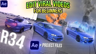 How to Edit Viral Videos in After Effects For Beginners [upl. by Shanly]