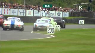 Frank Stippler goes offtrack for the overtake at Goodwood Revival [upl. by Kcaz]