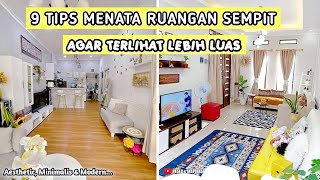 9 TIPS MENATA RUANGAN SEMPIT AGAR TERLIHAT LEBIH LUAS [upl. by Gemma]