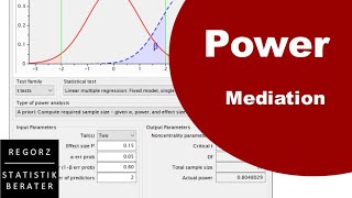 GPower für Mediationanalyse und dessen Alternative [upl. by Dronel850]