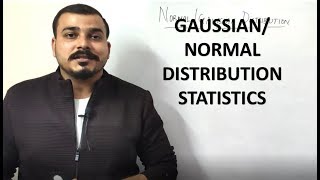 STATISTICS Gaussian Normal Distribution [upl. by Liarret]